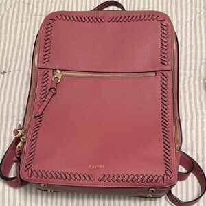 Calpak Rose Backpack with Gold Accents